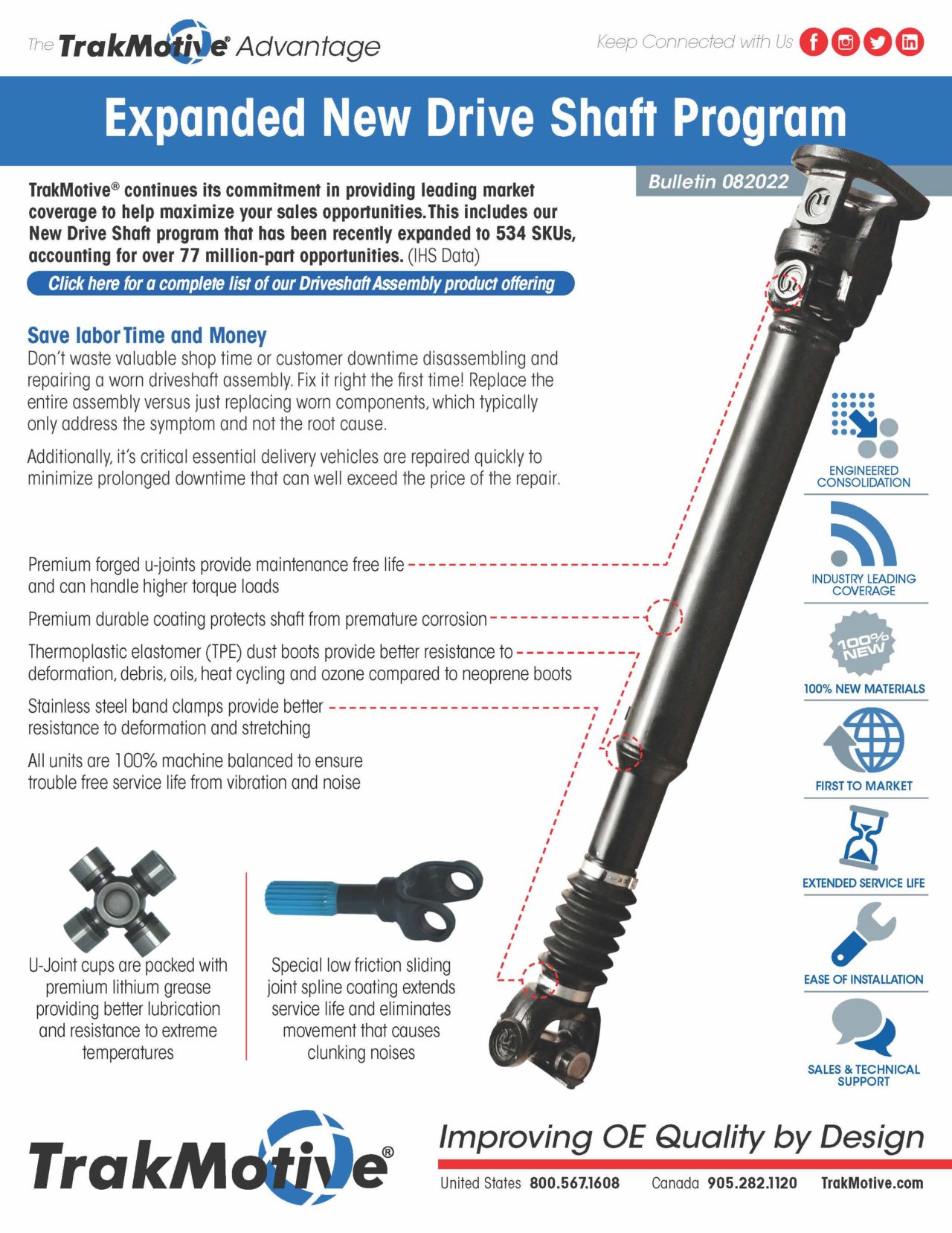 082022 Trakmotive Expanded New Drive Shaft Program Trakmotive